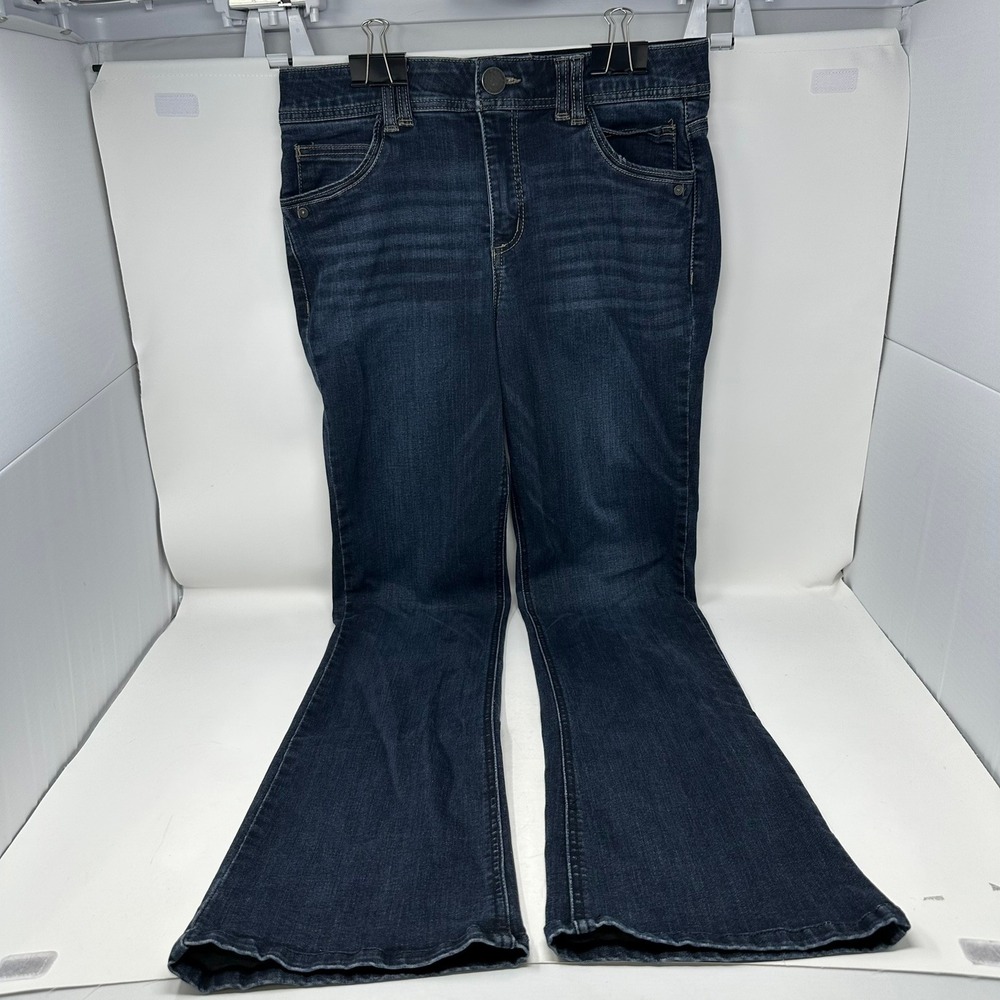 Democracy Jeans Women 8 Blue Ab Technology Bootcut Stretch Denim B2872KEV4XX